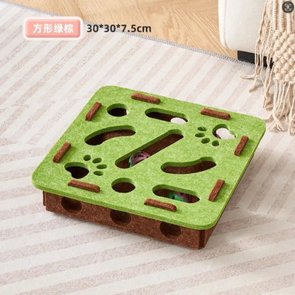 Indoor Sisal Cat Scratching Post — Interactive Kitten Toy & Playhouse for Exercise