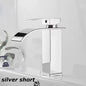 Stainless Steel Deck-Mounted Basin Faucet for Bathroom - Hot & Cold, Classic Style