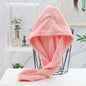 Quick-Dry Coral Velvet Hair Towel Turban – Super Absorbent Soft Hair Wrap for Women