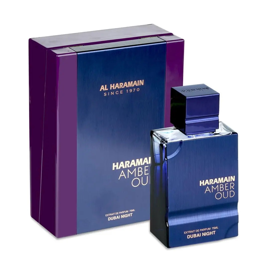 Al Haramain Amber Oud Dubai Night EDP – Unisex Luxury Arabian Perfume, Bergamot, Saffron & Tonka Bean, 60ml / 2 oz