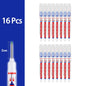 Waterproof Long-Head Deep-Hole Marker Pens 20mm Tip — Permanent Oil Ink for Metal, Wood & Carpentry (Black, Blue, Red, Green)