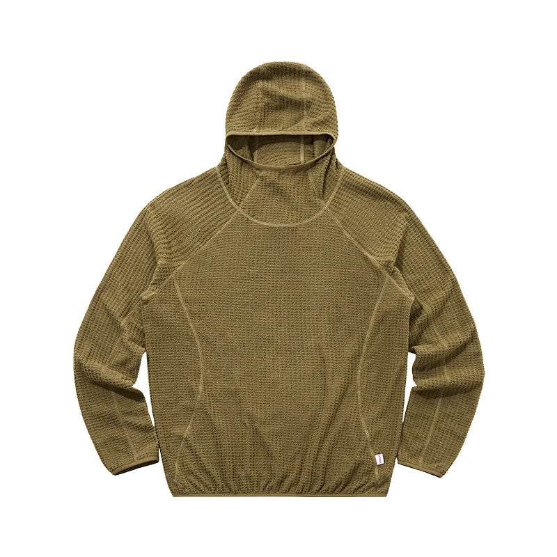 Lightweight Thermal Hooded Sweatshirt – Thickened Warm Unisex Hoodie for Autumn & Winter, Solid Colors