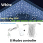 Waterproof LED String Lights 3.5–25m (11.5–82 ft) | Warm White / Cold White / Multicolor | 8 Modes IP65 EU Plug