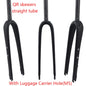 700C UD T800 Full Carbon Road & Gravel Bike Fork — Disc Brake, Luggage Carrier Mount, 45mm Offset