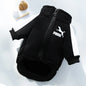 Baseball Pullover Dog Hoodie - Winter Jacket for Small & Medium Dogs, French Bulldog Chihuahua Pug Puppy Coat
