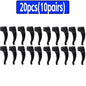 100-Pack Silicone Anti-Slip Eyeglass Ear Hooks Temple Tips – 33 x 10 mm (1.3 x 0.39 in)