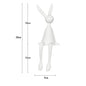 Creative Home Decor Rabbit Statue Abstract Art Sculpture Desk Living Room TV Cabinet Wine Cabinet Handicrafts Ornaments