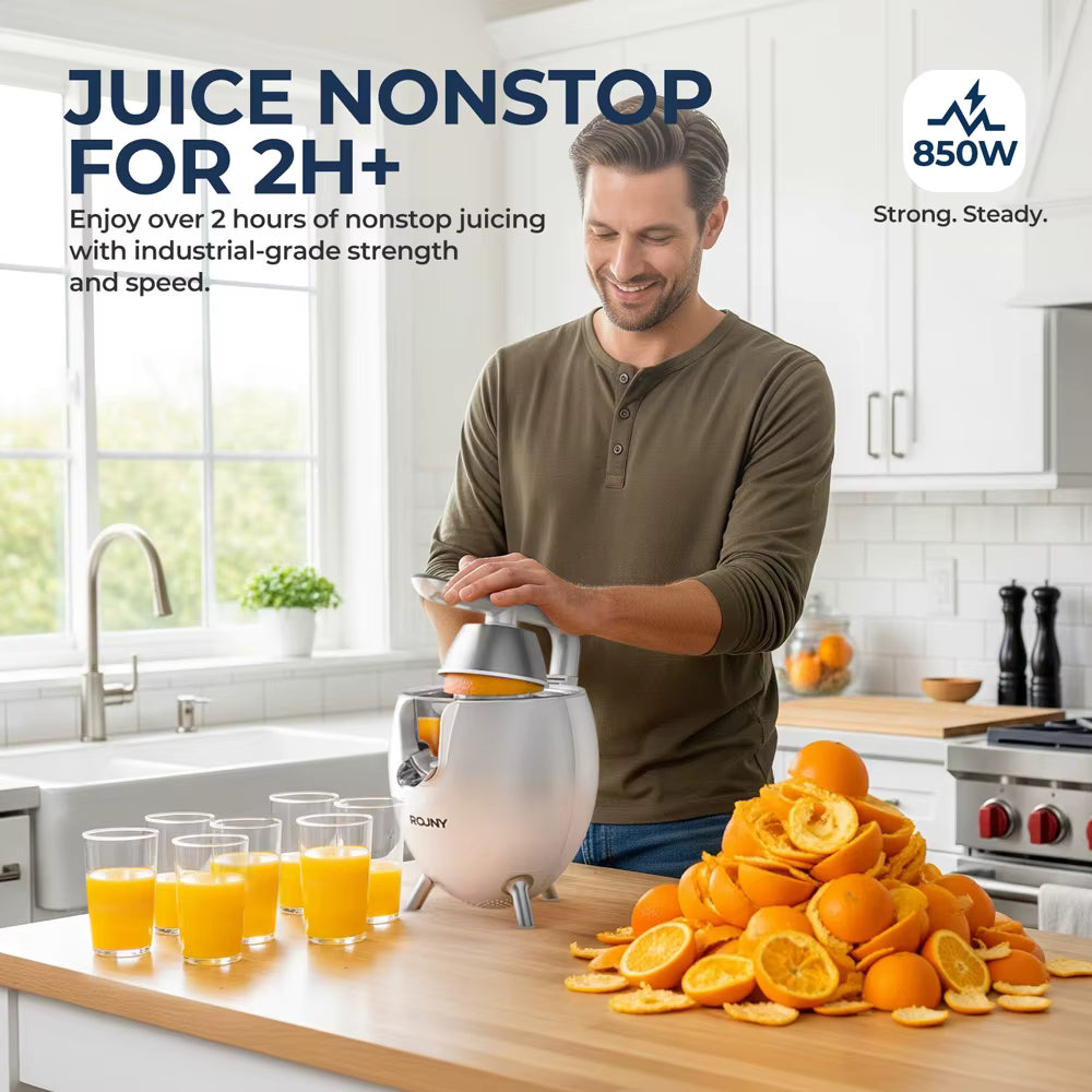 ROUNY VS-6016B Electric Citrus Juicer, 850W