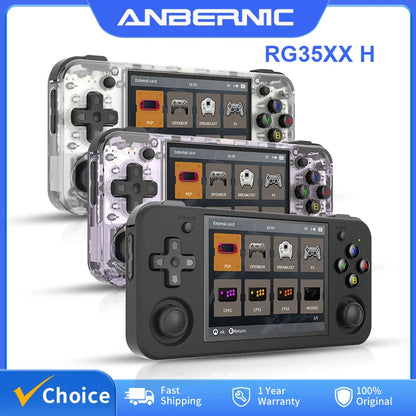 Handheld Retro Game Console 3.5-inch IPS Screen - Linux Portable Gaming, 64GB Storage, 3300mAh Battery, WiFi Bluetooth & HDMI