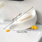 Duck Self-Draining Soap Dish with Tray, Bathroom Sink Countertop Organizer & Novelty Gift