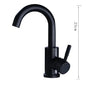 304 Stainless Steel Bathroom Basin Faucet Single Lever Mixer Tap 360° Swivel Hot & Cold Sink Faucet