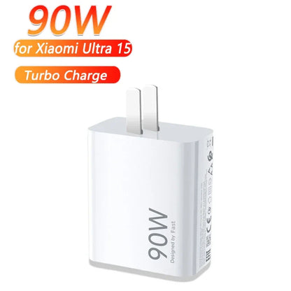 65W USB Quick Charger with USB-A to USB-C Fast Charging Cable – PD/QC Compatible, UL CE EMC Certified
