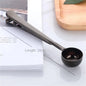 2-in-1 Stainless Steel Coffee Scoop with Sealing Clip - Measuring Spoon for Coffee, Tea & Powder