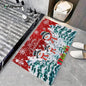VIKAMA 1pc Three Santa Claus Doormats Festive Floor Mat Living Room Rug For Bedroom Welcome Mat Outdoor Rug Christmas Rug