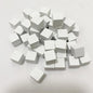 100-Pack 10mm (0.39 in) Colorful Wooden Cubes - Dice Tokens for Crafts, Board Games & Early Education