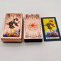 Creative Gold PET Tarot Cards Gorgeous Divinative Board Games Waterproof Astrological Oracle Deck With Guidebook