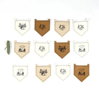 Camping Tent Atmosphere Flag Decoration Scene Layout Flag Outdoor Camp