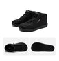 Mid-Top Barefoot Ankle Boots Wide-Toe Zero-Drop Non-Slip Artificial Leather Shoes