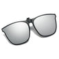 Polarized Clip-On Sunglasses for Men UV400 Anti-Glare Driving Square Shades