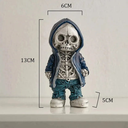 Halloween Resin Skeleton Figurines, 15 x 6 x 4cm, 1 or 4 Pieces