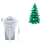3D Christmas Tree Silicone Mold for Candle Making, Soap, Resin & Baking DIY Holiday Craft Kit