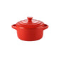 Porcelain Double-Handle Ceramic Bowl with Lid — Microwave & Steam Safe (13×7.5×9.8 cm | 5.12×2.95×3.86 in) for Steamed Eggs, Pudding & Soup