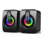 Mini USB Computer Speakers 2.0 Stereo - Portable PC Laptop Desktop Sound System, 3W x2