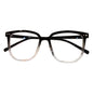 Blue Light Blocking Glasses - Lightweight Anti-Fatigue Unisex Square Frame for Office, Studying & Gaming