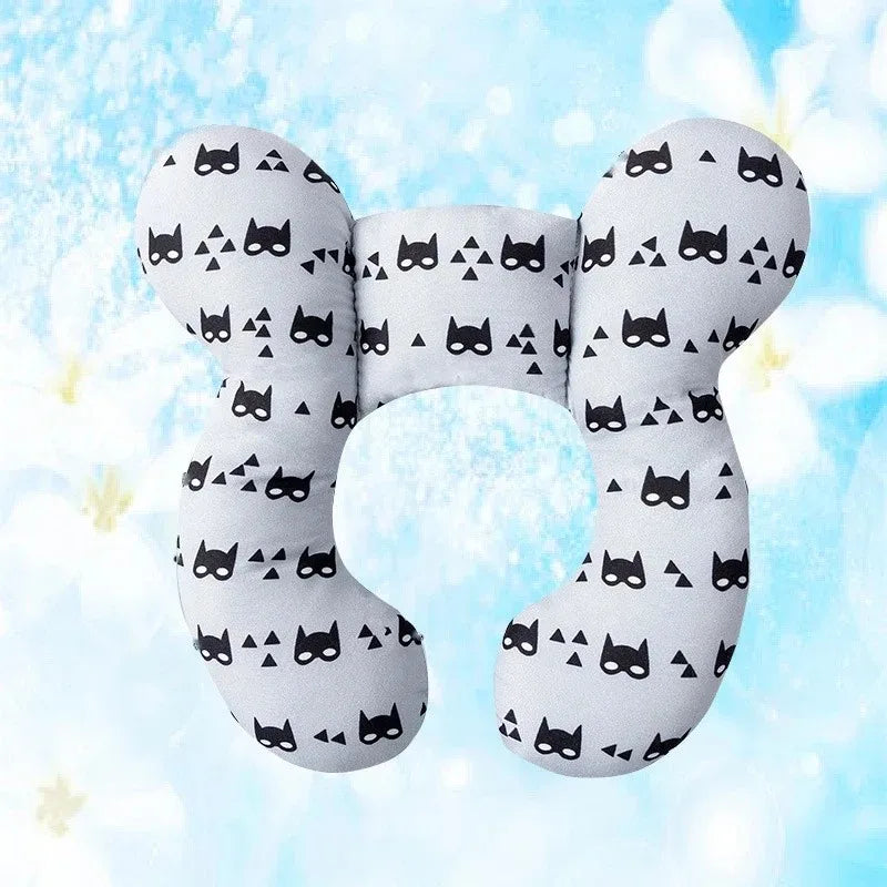 Multi-functional stroller pillow New cartoon children's U-shaped pillow soft baby pillow travel car children's pillow