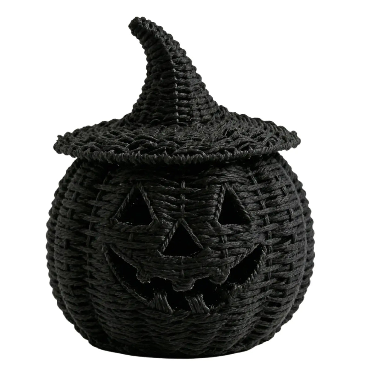 Resin Halloween Pumpkin Decoration with Witch Hat - 6 Styles