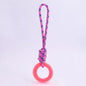Interactive Spiked Dog Ring Toy - Rubber Chew for Teeth Cleaning & Training