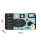 35mm Disposable Film Camera with Flash – ISO 400 Single-Use Half-Frame Camera for Weddings, Travel & Parties
