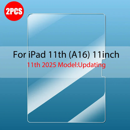 11-Inch (27.9 cm) Tempered Glass Screen Protector for iPad 11th Generation, 9H Hardness, 2-Pack