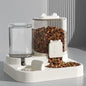 Automatic Non-Electric Pet Feeder with Water Fountain, Gravity-Fed Large-Capacity Dog & Cat Food Dispenser