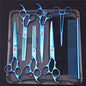 7-Inch (19.5 cm) Stainless Steel Pet Grooming Scissors Kit – Straight, Thinning, Chunker & Curved Shears