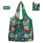 Large Foldable Reusable Shopping Tote Bag, Eco Grocery & Beach Shoulder Bag, Packable Polyester
