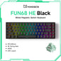 Magnetic Switch 60% & 65% Mechanical Gaming Keyboard - Rapid Trigger RT, 8K Polling, Hot-Swappable, RGB, Tri-Mode USB-C/BT/2.4G