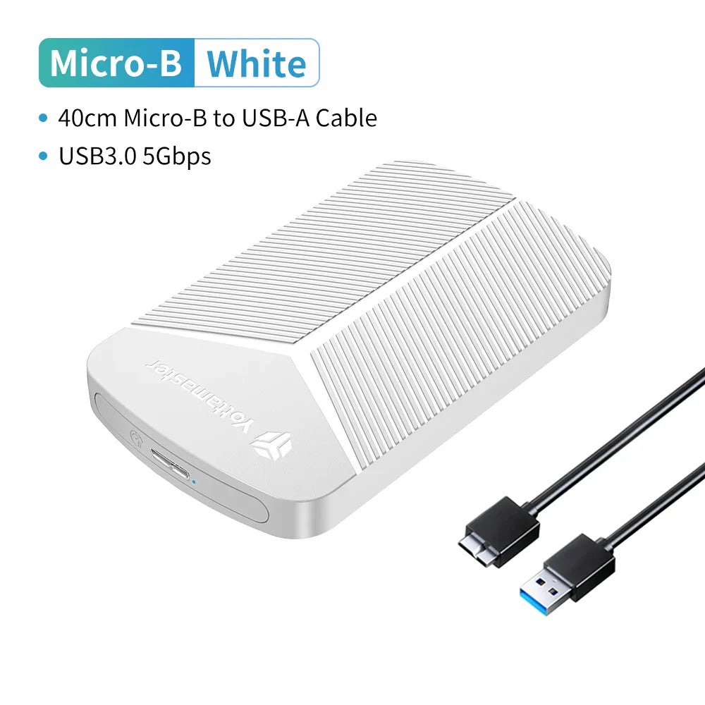 2.5-Inch SATA HDD/SSD Enclosure USB 3.0 UASP 6Gbps — Windows, Mac, Linux