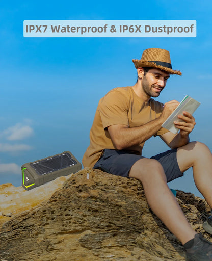 Portable Outdoor Bluetooth Speaker 40W Bluetooth 5.3 Stereo IP67 Waterproof Micro SD RGB Lights TWS
