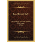 Lord Byron's Italy: Forth Canto Of Child Harold's Pilgrimage (1901) - Paperback