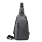 Men's Waterproof Large-Capacity Crossbody Sling Bag — Lightweight Single Shoulder Travel Bag