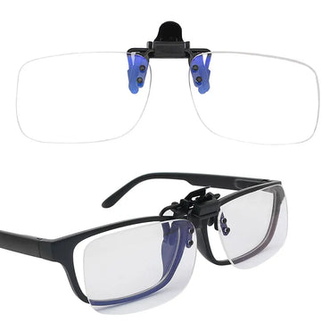 Ultra-Light Clip-On Flip-Up Rimless Reading Glasses — Presbyopic Magnifiers +1.0 +1.5 +2.0