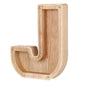 26-Letter Wooden Piggy Bank A-Z Alphabet Coin Money Box Kids Savings Jar Desktop Decor Gift