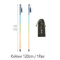 Ultra-Light Carbon Fiber Folding Trekking Pole Adjustable 110–130 cm (43–51 in) Collapsible Hiking and Walking Stick