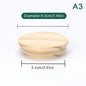 Handmade Pine Wood Jar Lid with Silicone Seal – Airtight Wooden Cover for Jars, Mugs & Candle Cups, Fits 52–130 mm (2.05–5.12 in)