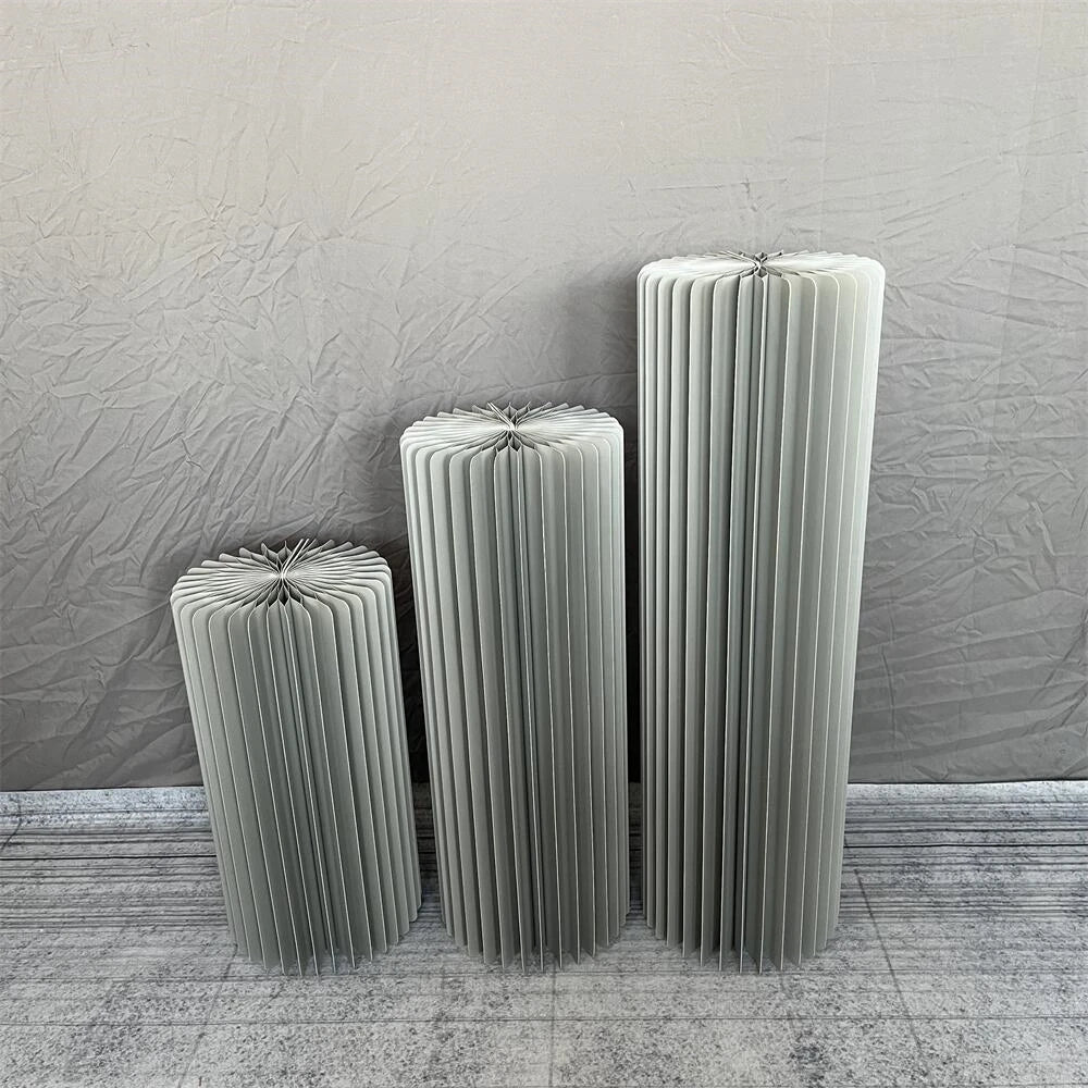 Paper Flower Cylinder Wedding & Dessert Table Decor