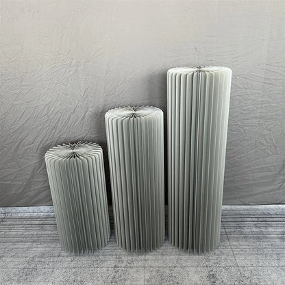 Paper Flower Cylinder Wedding & Dessert Table Decor