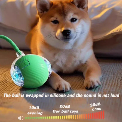 Rechargeable Interactive Rolling Ball Toy for Dogs & Cats — Automatic Smart Obstacle-Avoiding Pet Play Ball