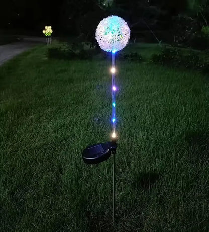 Solar LED Dandelion Lights,Outdoor Waterproof Decorative Lights,Landscape Lighting For Garden,Lawn,Yard,Pathway And Potted Plant