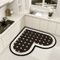 VIKAMA Fashion Simple Diatomite Home Decorative Carpet Kitchen Bathroom Entrance Entrance Washable Dirty Resistant Carpet